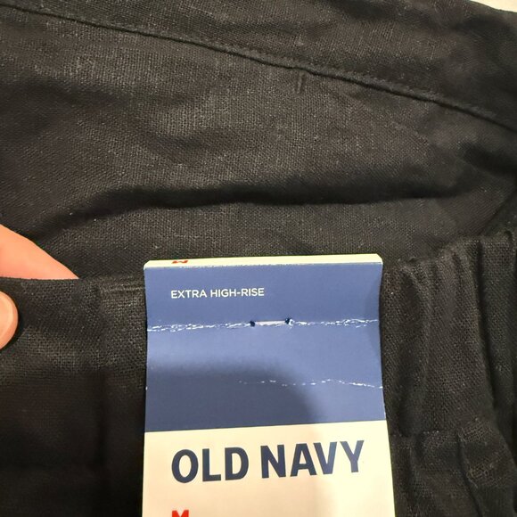 Old Navy Linen Blend High Waist Shorts Size M NWT - Picture 3 of 3